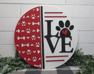 paw love sign